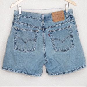 levi jean shorts high waisted